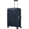 Hartschalen-Trolley SAMSONITE "UPSCAPE 75", Gr. B/H/T: 51cm x 75cm x 30cm 104 l, blau (blau nights), Polypropylen, gestreift, modisch, Koffer, Trolley, Reisegepäck Reisekoffer Hartschalenkoffer TSA-Zahlenschloss