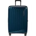 Hartschalen-Trolley SAMSONITE "NUON 75", Gr. B/H/T: 49cm x 75cm x 30cm 100 l, blau (dunkelblau), Polycarbonat, gestreift, modisch, Koffer, geräumiger Koffer, Trend Reisegepäck Reisekoffer TSA-Zahlenschloss