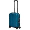 Hartschalen-Trolley SAMSONITE "PROXIS 55 exp", Gr. B/H/T: 40cm x 55cm x 20cm 38 l, blau (petrol blau), Polypropylen, festlich, Koffer, Handgepäck-Koffer Reisekoffer TSA-Zahlenschloss USB-Schleuse