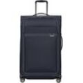 Weichgepäck-Trolley SAMSONITE "AIREA, 78 cm", Gr. B/H/T: 49cm x 78cm x 29cm 112 l, blau (dunkelblau), Nylon, unifarben, Koffer, Weichschalenkoffer Großer-Koffer Reisekoffer mit Volumenerweiterung