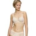 Bügel-BH TRIUMPH "Aura Spotlight WHP", Damen, Gr. 90, Cup A, beige (creamy dream), Microtouch, Spitze, Obermaterial: 61% Polyester, 32% Polyamid, 7% Elasthan, feminin, BHs, moderne Grafikspitze