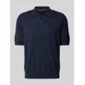 Regular Fit Poloshirt mit Label-Stitching Modell 'Asac'