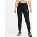 NIKE W NSW CLUB FLC MR PANT TIGHT BLACK/WHITE L