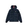 Winterjacke ALPHA INDUSTRIES "Alpha Industries Kids - Cold Weather Jackets", Mädchen, Gr. 10, blau (rep.blau), Obermaterial/Füllung: 100% Polyester, Futter: 100% Nylon, Jacken