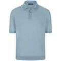 Strick-Polo Louis Sayn blau, 56