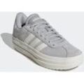 Sneaker ADIDAS SPORTSWEAR "VL COURT BOLD", Gr. 38, grau (grau two, sanftes weiß, core weiß), Leder, Synthetik, sportlich, Schuhe, Design auf den Spuren des adidas Gazelle Bold, Topseller