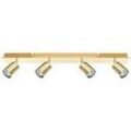 Strahler 4-flammig TIGRIS verstellbar Metall Gold