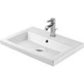 Duravit Design Classics Einbauwaschtisch Universal 0347600000 Einbau von oben, 1 Hahnloch, 600 mm, Weiß Hochglanz