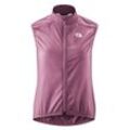 Funktionsweste GONSO "Road Vest Wind W", Damen, Gr. 38, lila (dunkellila), 100% Polyester, Westen, Damen Weste, atmungsaktive Radweste, leichte Windweste, Tight Fit