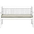 Sitzbankpolster Kissen Ohne Muster VIVARA 152 x 54 cm Beige