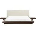 Bett mit Lattenrost Holz ZEN 160 x 200 cm Dunkle Esche