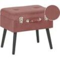 Hocker mit Stauraum MALLARD Rosa