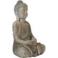 Dekofigur Buddha grau 41 cm VALLOIRE