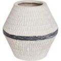 Blumenvase ARUNCUS Keramik 30 cm Beige