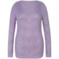 V-Pullover Anna Aura lila, 54