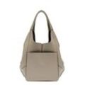 Shopper LIEBESKIND BERLIN "Tote M LILLY Soft Nappa", Damen, Gr. B/H/T: 23cm x 28cm x 14cm, grau (stone), Leder, Taschen