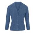 Strickjacke aus 100% Premium-Kaschmir Peter Hahn Cashmere blau