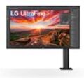 LG Ergo Monitor "32UN880K", G (A-G), schwarz, B:71,43cm H:42,01cm T:4,57cm, Monitore