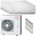 Toshiba Seiya Classic Penta-Split-Klimaanlage 9000+9000+9000+9000+9000 BTU Inverter A++ Außeneinheit 10 kW