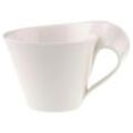 Villeroy & Boch Jumbotasse New Wave Caffe , Weiß , Keramik , 400 ml , Kaffee & Tee, Tassen, Jumbotassen