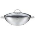 Rösle WOK Elegance , Edelstahl , Metall , nicht angegeben L , PFOA-frei , backofengeeignet, Deckel hitzebeständig , Kochen, Pfannen, Woks