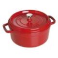 Staub Schmortopf Staub LA Cocotte , Rot , Metall , 3,8 L , backofengeeignet,backofengeeignet , Kochen, Töpfe, Schmortöpfe