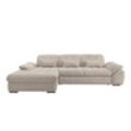 Livetastic Ecksofa , Beige , Textil , Uni , 4-Sitzer , Füllung: Schaumstoff , L-Form , 314x184 cm , Made in EU , Liegefunktion, seitenverkehrt