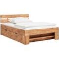 Livetastic Stauraumbett , Eiche , Holz , Wildeiche , massiv , 4 Schubladen , 140x200 cm , Kinder- & Jugendzimmer, Kindermöbel, Kinderbetten,