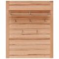 Linea Natura Garderobenpaneel , Buche , Holz, Holzwerkstoff , Kernbuche , massiv , 90x110x29 cm , Aufhängemöglichkeit, Kleiderstange , Garderobe,