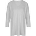 V-Pullover 3/4-Arm Peter Hahn weiss, 48