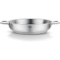 Fissler Servierpfanne Pure , Silber , Metall , Made in Germany , backofengeeignet, breiter Schüttrand , Kochen, Pfannen, Servierpfannen