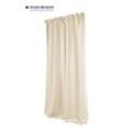 Xxxl Verdunkelungsvorhang , Beige , Textil , Uni , 135x250 cm , Reach, Made in EU, Oeko-Tex® Standard 100 , beliebig kürzbar , Wohntextilien, Gardinen