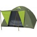 Kuppelzelt EXPLORER "Iglu Zelt 3 Personen Campingzelt wasserdicht winddicht Ventilation", grün, Zelte, B/H/L: 210cm x 130cm x 205cm, B:210cm H:130cm L:205cm