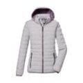 Steppjacke "GS 63 WMN QLTD JCKT_Uyaka", Damen, Gr. 36, lila (pflaume), Oberstoff: 100% Polyester, Futter: 100% Polyester (recycelt), Wattierung: 100% Polyester, G.I.G.A. DX BY KILLTEC, sportlich, Jacken, Steppjacke: wasserabweisend, winddicht, atmungsaktiv, abnehm. Kapuze