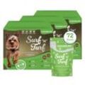 Lyra Pet Lecker.Pet Surf'n'Turf Pouches Hundefutter Nassfutter 4er Mix Multipack