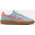 Sneaker REEBOK CLASSIC "CLUB C GROUNDS UK", Gr. 36, blau (softblau, superchargedcoral, gum), Leder, Synthetik, sportlich, Schuhe