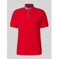 Regular Fit Poloshirt mit Stehkragen