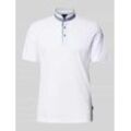 Regular Fit Poloshirt mit Stehkragen