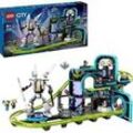 LEGO City 60421 Achterbahn mit Roboter-Mech Bausatz, Mehrfarbig