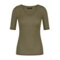 Triumph - Kurzarm Top - Dark Green 00XS - Beauty Layers - Homewear für Frauen