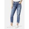 Boyfriend-Jeans STOOKER WOMEN "Davos Denim Boyfriend Fit", Damen, Gr. 36, Länge 30, blau (heavy used blau), Denim/Jeans, 98% Baumwolle, 2% Elasthan, casual, lässig geschnitten lang, Jeans, Jeans Boyfriend Fit Casual Denim Lässige Passform für Damen