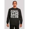 Sweatshirt F4NT4STIC "Cool Dads Club Vintage Vatertags Design für Väter", Herren, Gr. L, schwarz, Obermaterial: 50% Baumwolle, 50% Polyester, casual, regular fit, Rundhals, Langarm ohne Bündchen, Sweatshirts, Premium Qualität