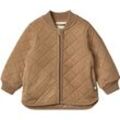 Outdoorjacke WHEAT "Thermo Jacket Loui", Baby, Gr. 86, braun (hazel), Web, Obermaterial: 100% Polyester, unifarben, casual, regular fit, Langarm, Jacken, wasserdicht