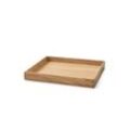 LindDNA - Even Teak Tablett Square S, Teak / Nupo natur