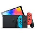 Nintendo Switch OLED 64GB [inkl. Controller rot/blau] schwarz