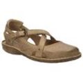 Sandale JOSEF SEIBEL "Rosalie 13", Damen, Gr. 38, beige (natur), Leder, used, klassisch, Schuhe, Sommerschuh, Sandalette, Riemchensandale, im Used-Look