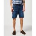 Jeansshorts WRANGLER "Texas", Herren, Gr. 30, N-Gr, meadow haze, Denim/Jeans, Obermaterial: 99% Baumwolle, 1% Elasthan, Basic, Jeans