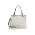 Shopper TAMARIS "Shopper TAS Faria", Damen, Gr. B/H/T: 23cm x 19cm x 8cm, beige (ecru 320), Kunststoff, Taschen