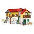 Schleich Farm World Bauernhaus mit Stall und Tieren