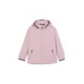 Softshelljacke COLOR KIDS "Softshelljacke COSoftshell", Mädchen, Gr. 116, rosa (bleached mauve), Obermaterial: 100% Polyester PES., casual, regular fit normal, Jacken